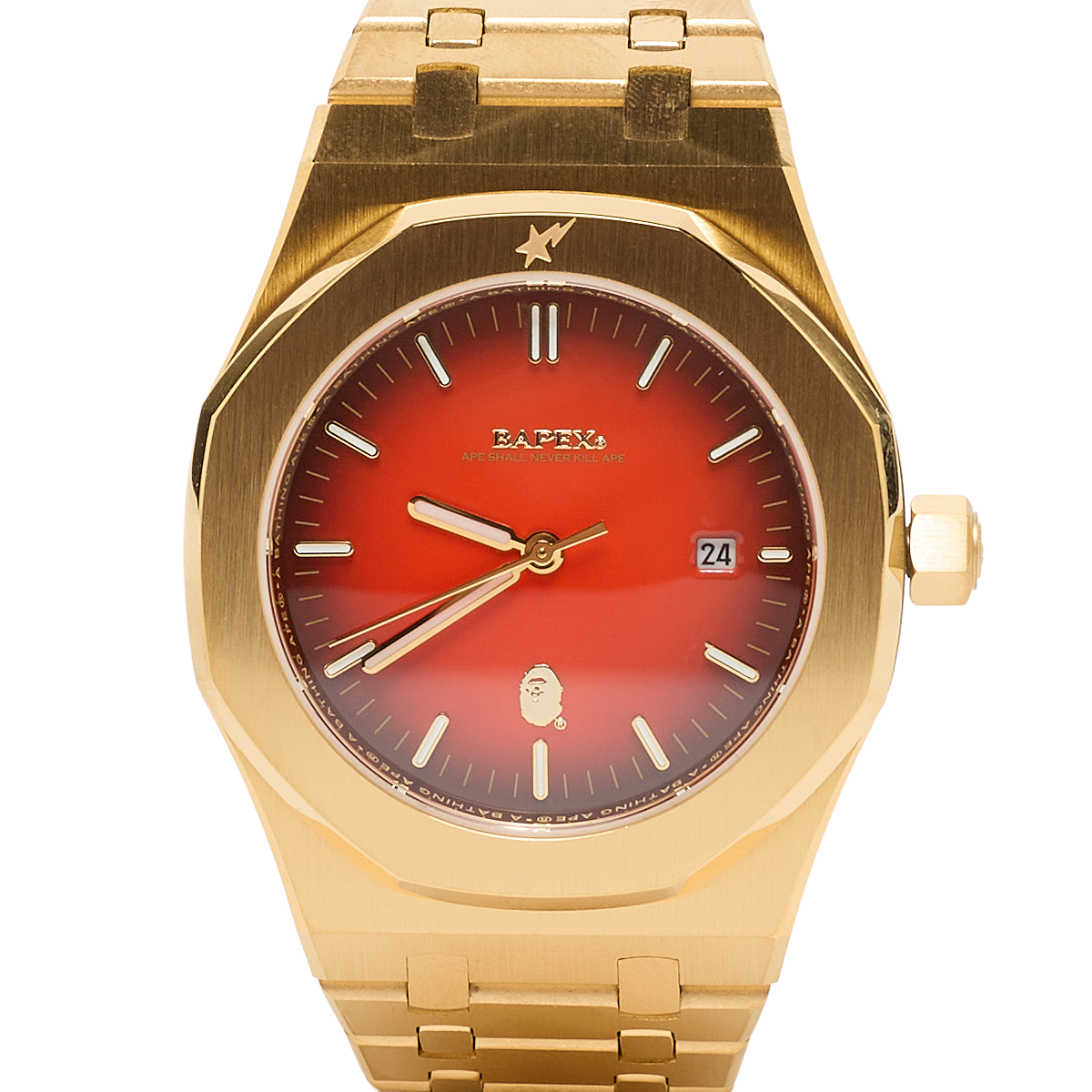 Buy A Bathing Ape Type 9 Bapex #2 M in gold | 001WHL801304MGLD