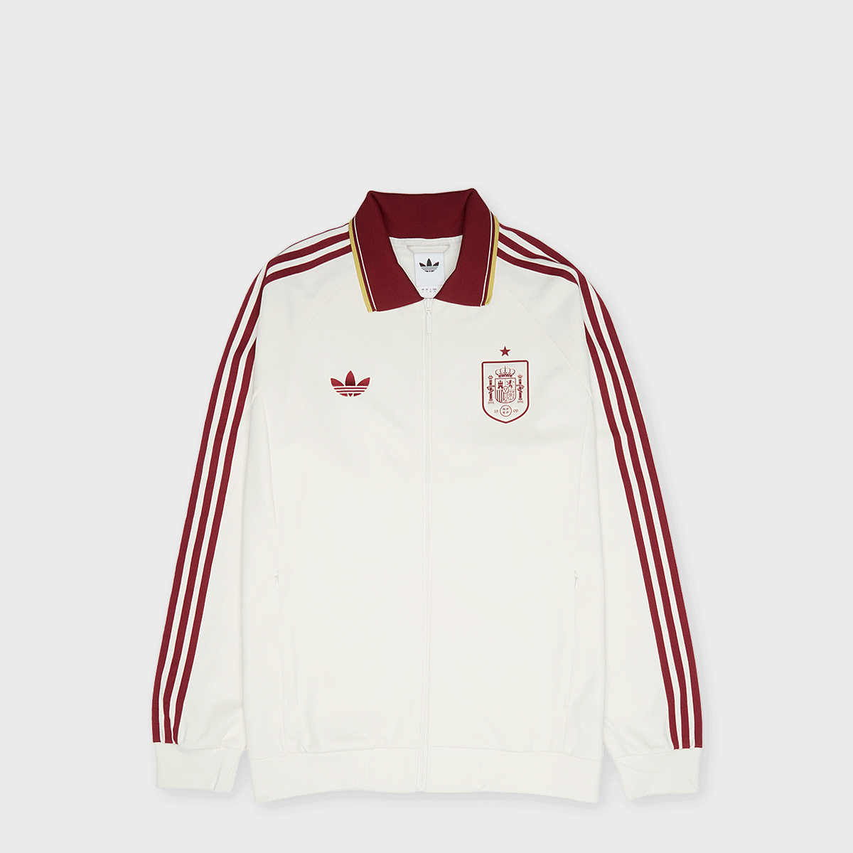 Buy adidas Originals Spain Away Anthem Jacket in off white