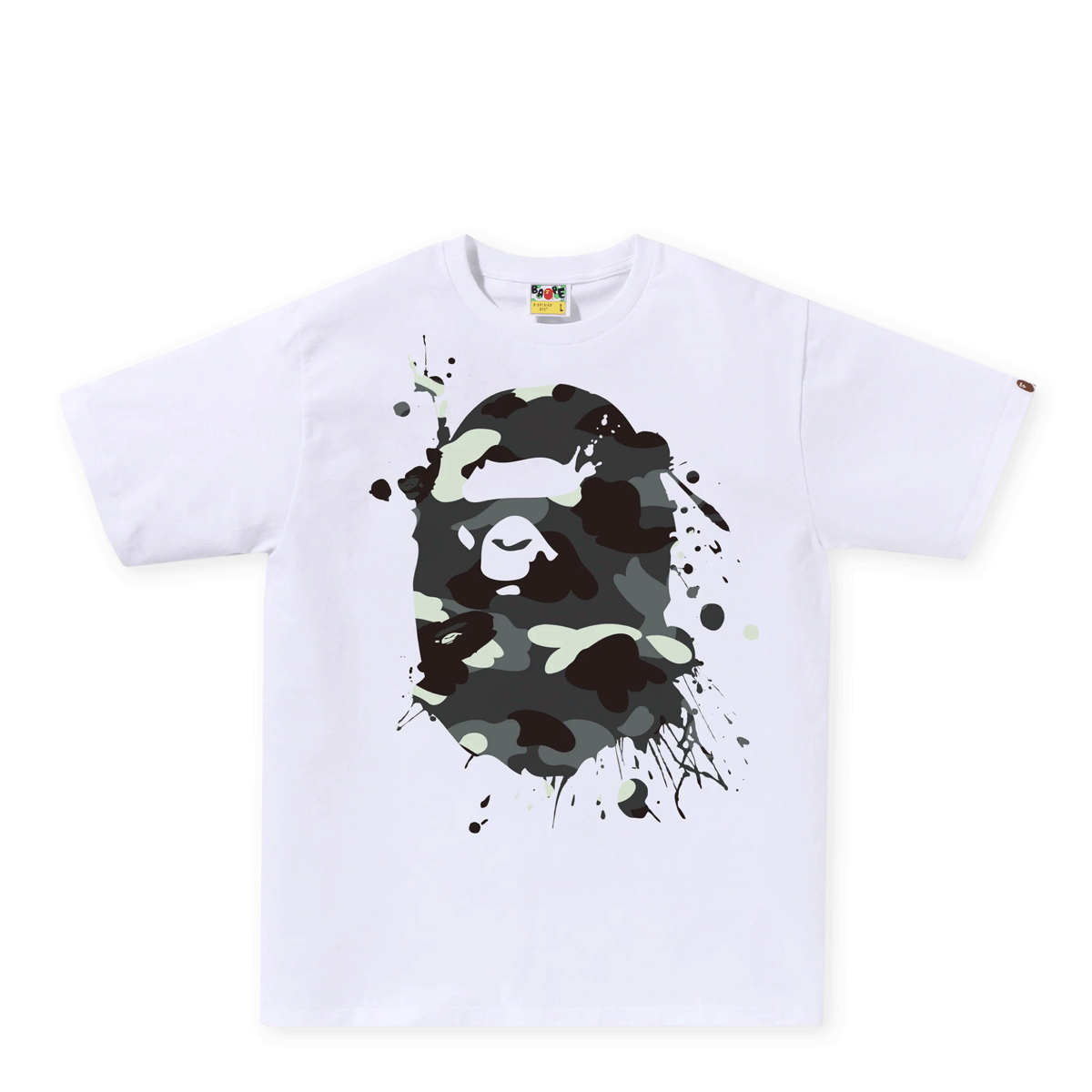 Buy A Bathing Ape City Camo Painting Ape Head Tee in white