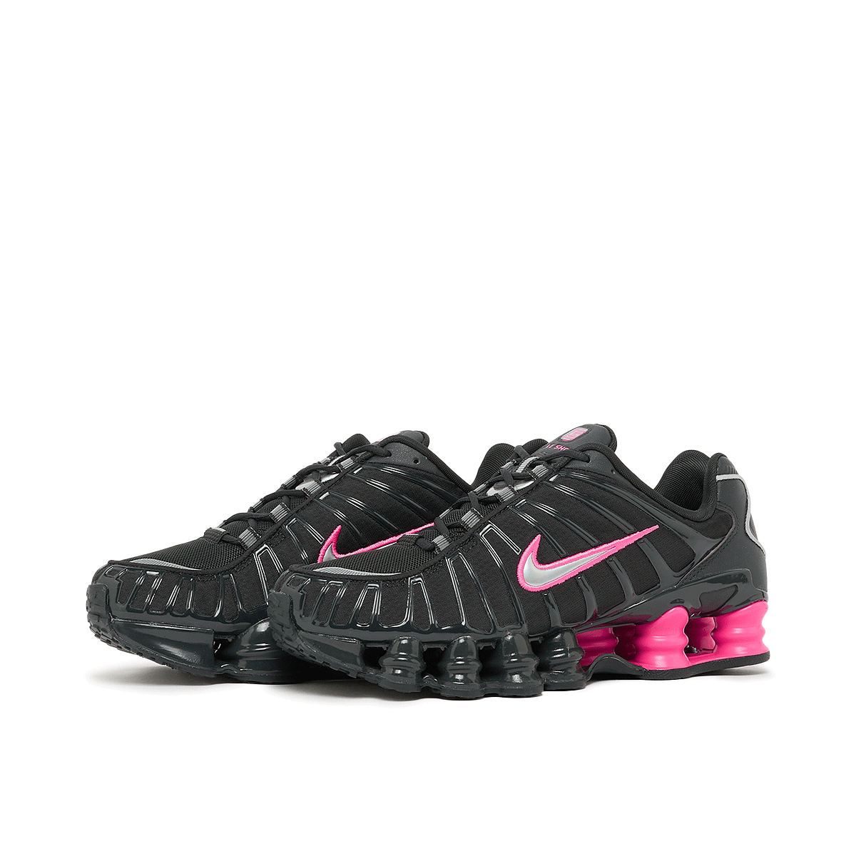 Buy Nike Wmns Shox TL in off noir/metallic silver-hyper pink