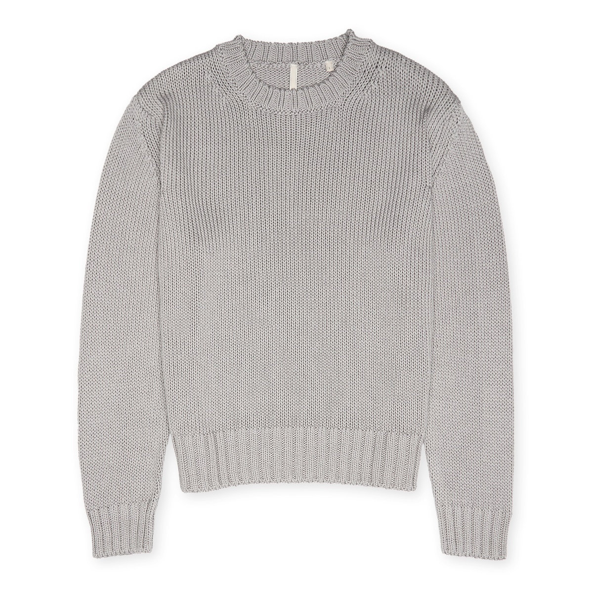 Buy Sunflower Frederik Cotton Sweater in grey melange | 3079-800 