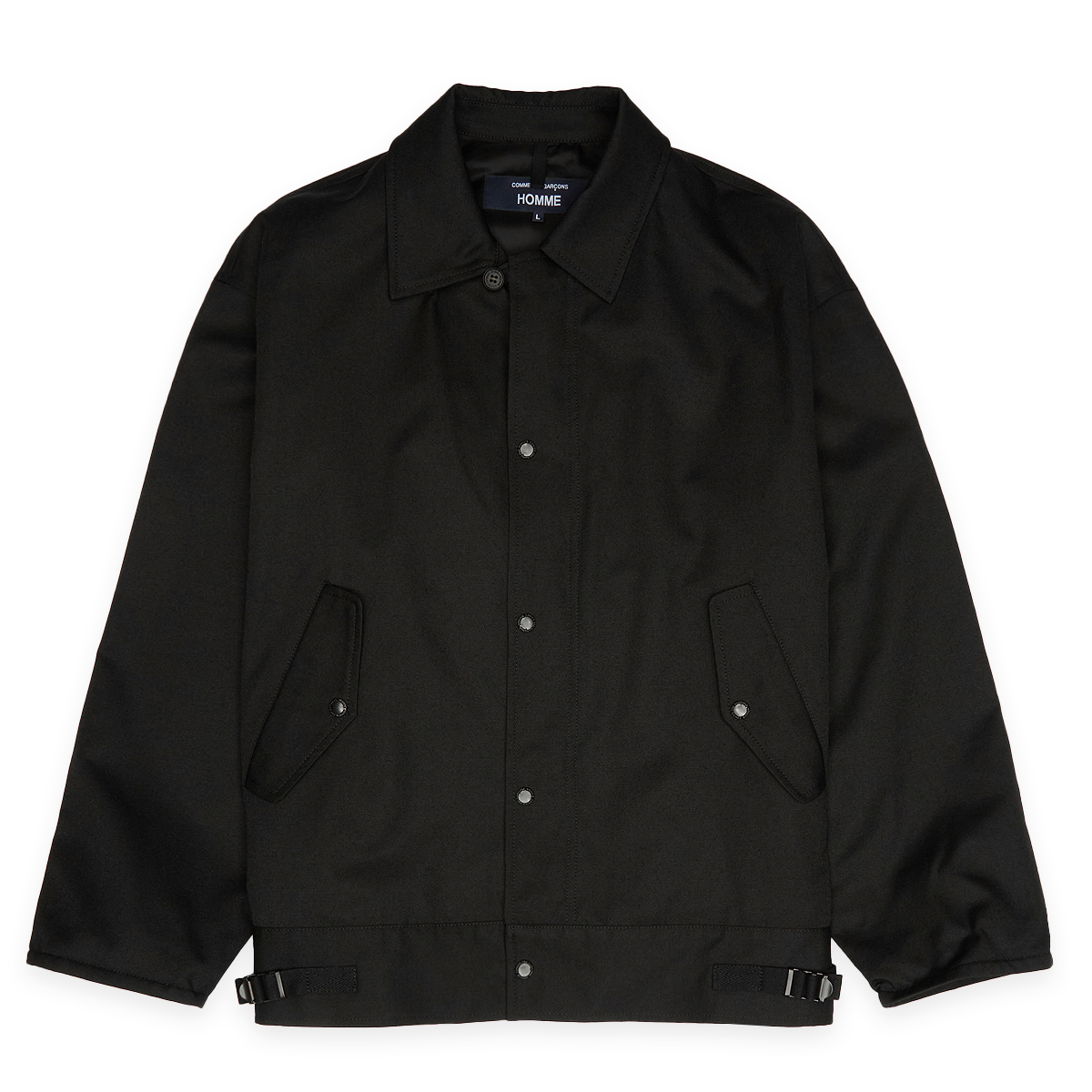 ジャケット・アウター COMME des GARCONS HOMME shirt Jacket Buy Comme des Garcons Homme Jacket in black | HP-J002-051-1-4 at MBCY