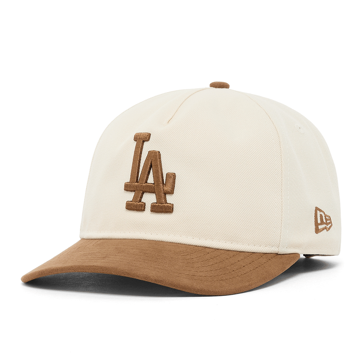 Buy New Era Suede Visor 9Fifty Los Angeles Dodgers Cap in beige
