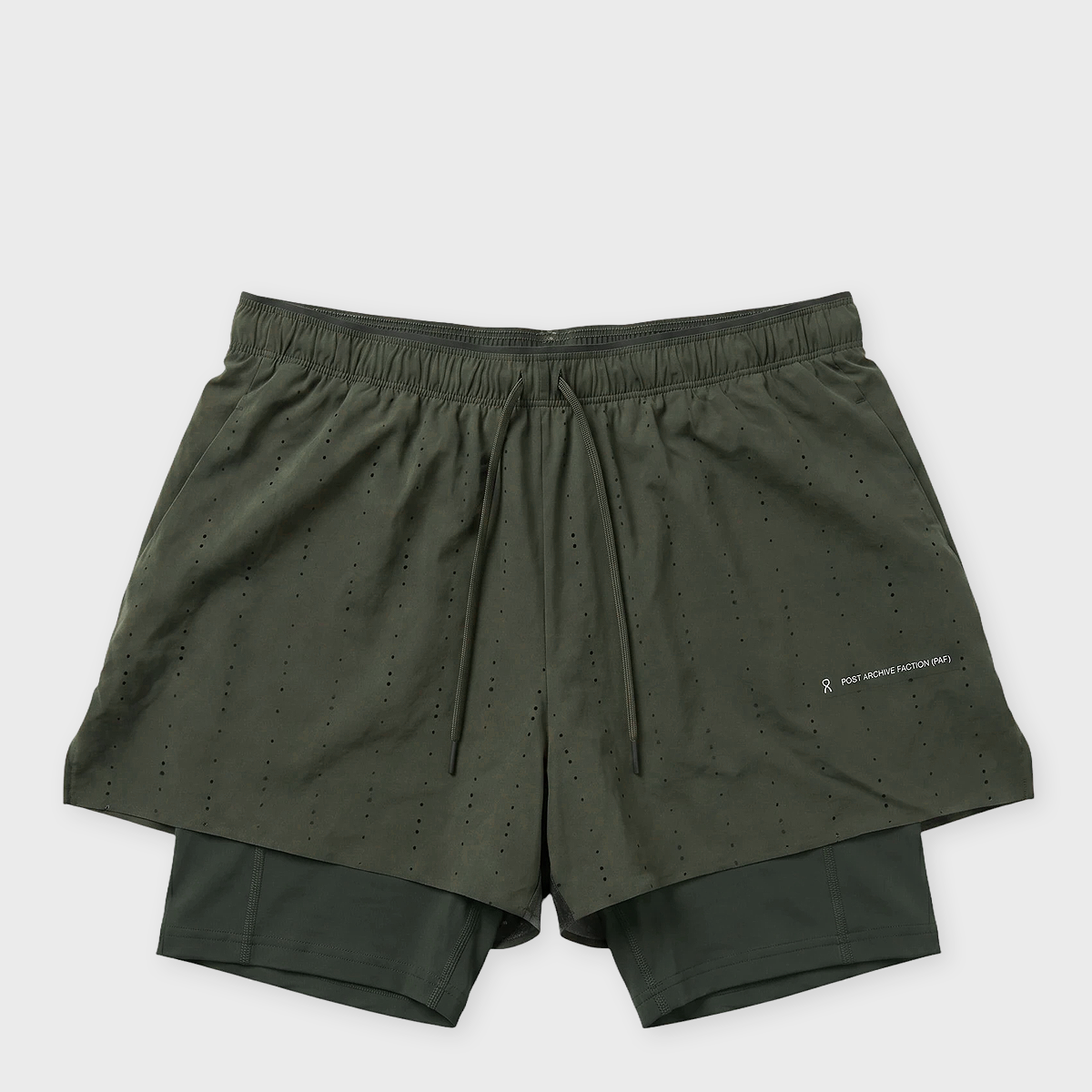 Buy On x PAF Zero 2-in-1 Shorts in green | 1MG11054785 | solebox