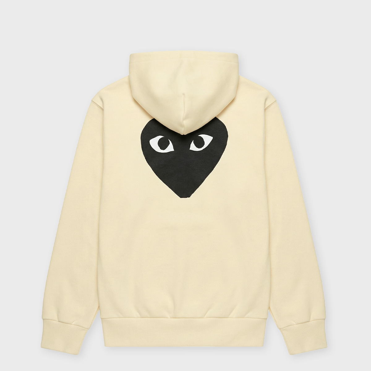 Buy Comme des Garcons Play Play Big Heart Sweatshirt in geel | AX 