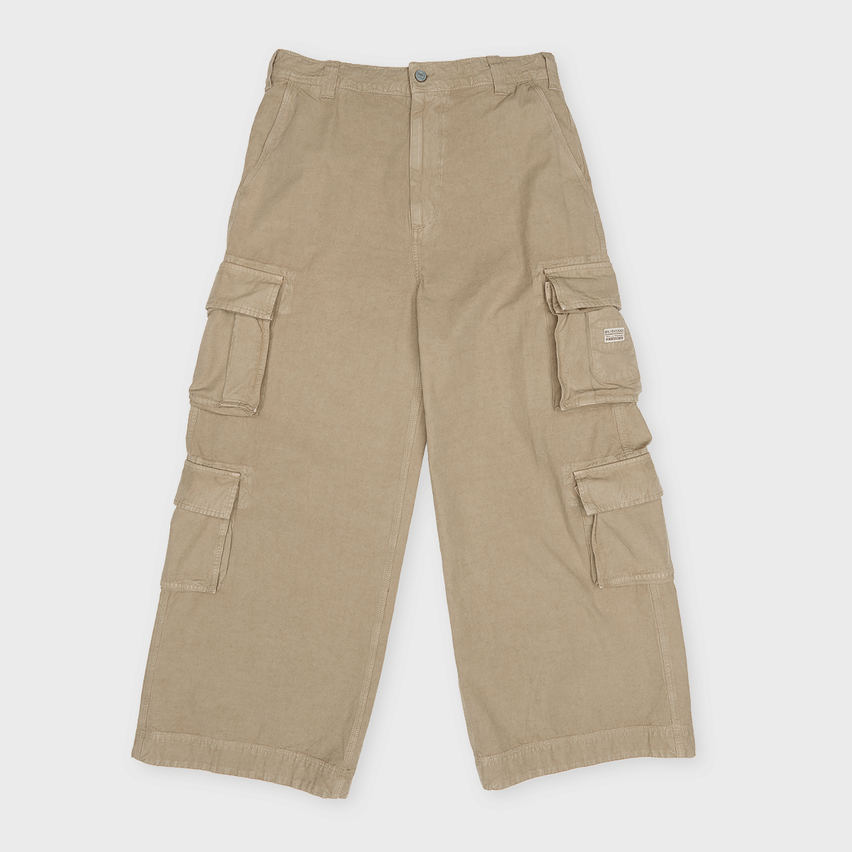 Buy ERL Unisex Cargo Pants Woven in beige | ERL12P005-2 at MBCY