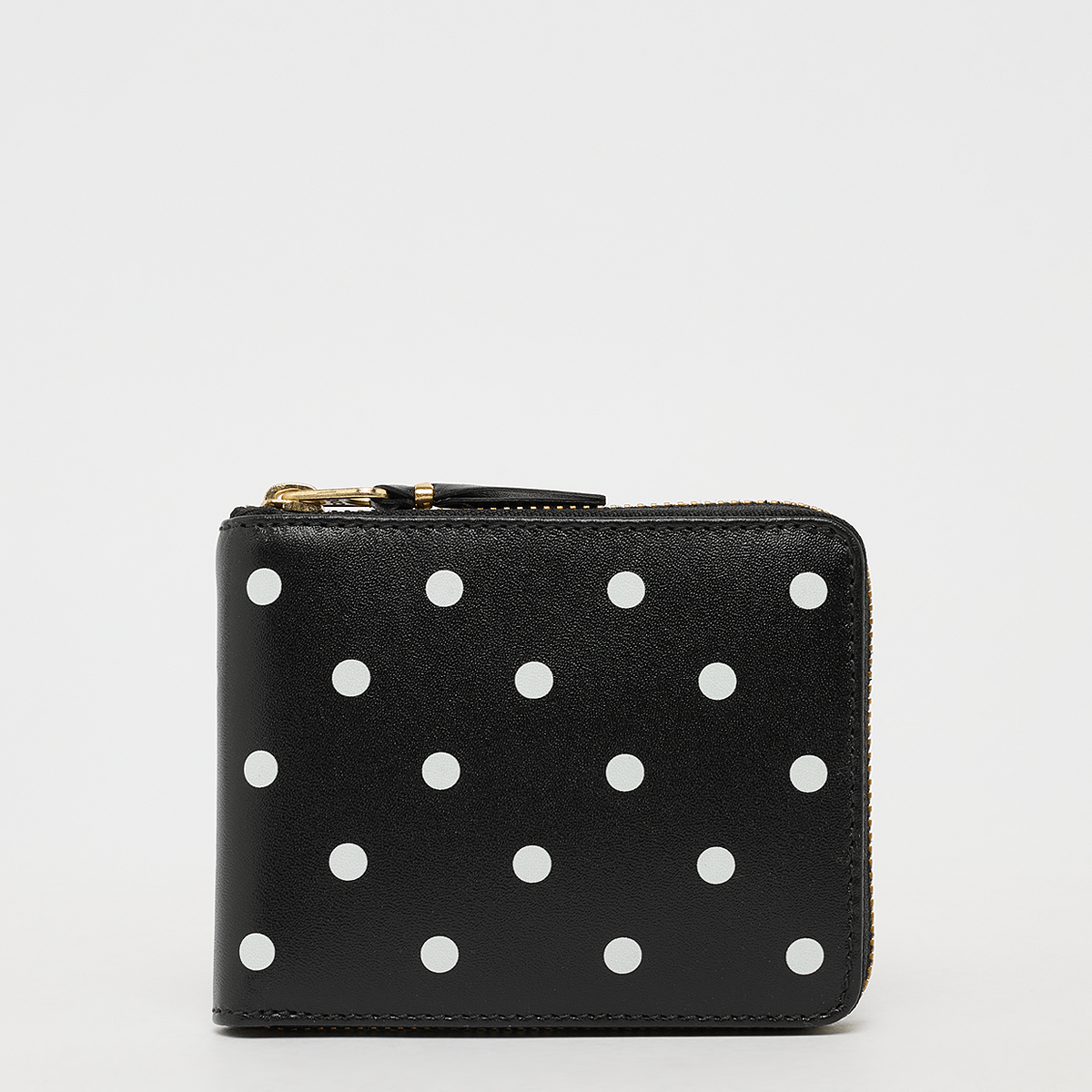 COMME des GARCONS DOTS PRINTED LINEウォレット Buy Comme des Garcons Wallet Dots Printed Leather Line in black