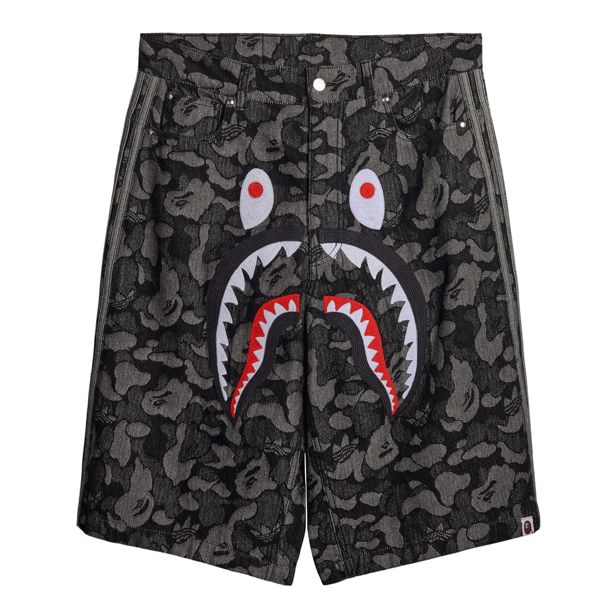 新品4XL！adidas x A BATHING APE FB SHORTS黒 Buy adidas Originals x Bape Demin Jorts in grey | KF4917 | solebox