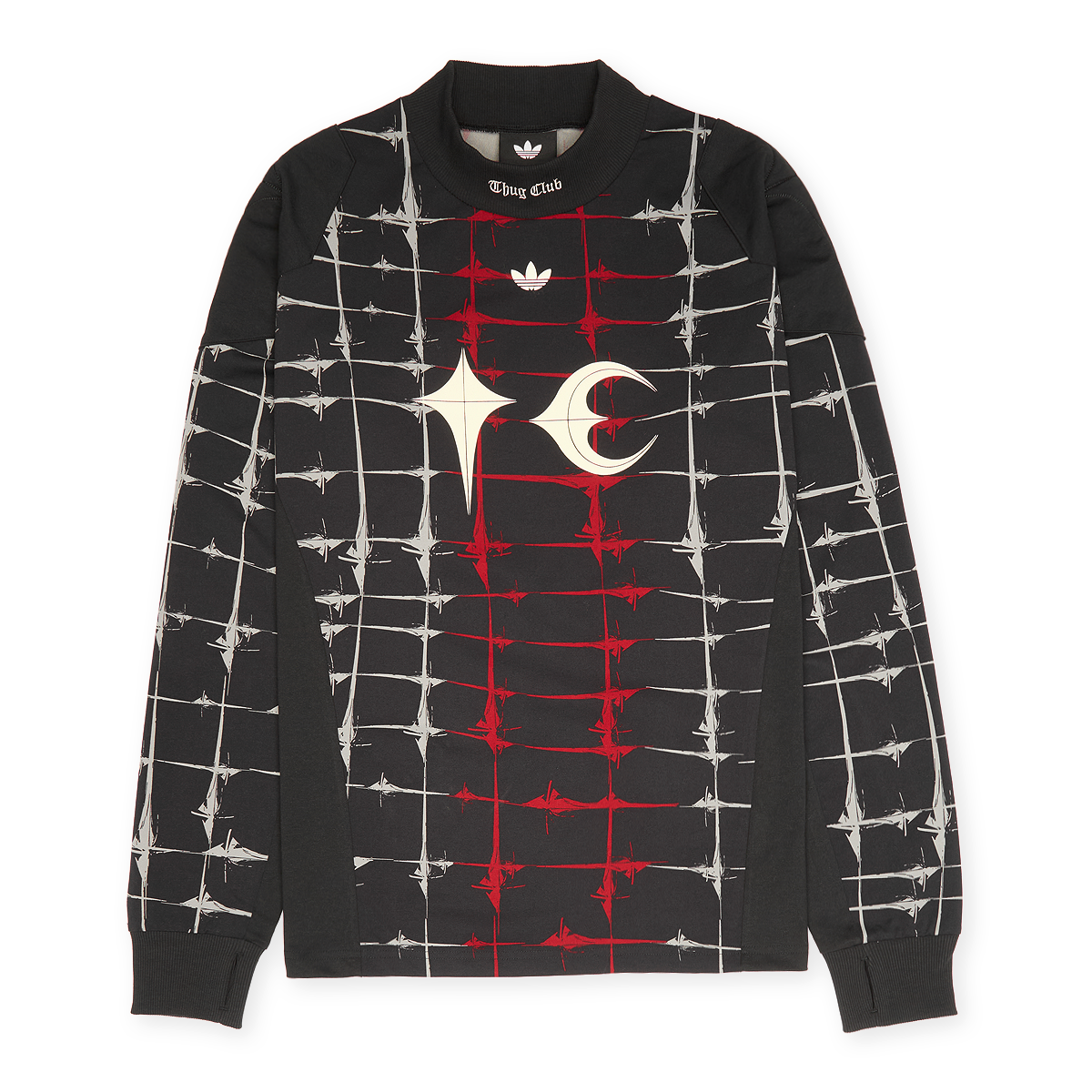 Buy adidas Originals x Thug Club Goalie Tee Longsleeve in black