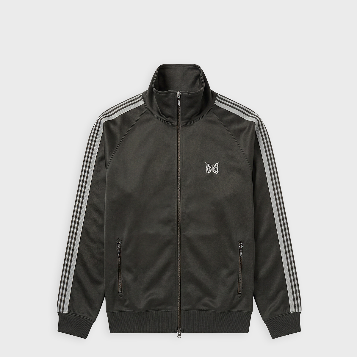 Buy Needles Track Jacket - Poly Smooth in black | SX404-C | solebox