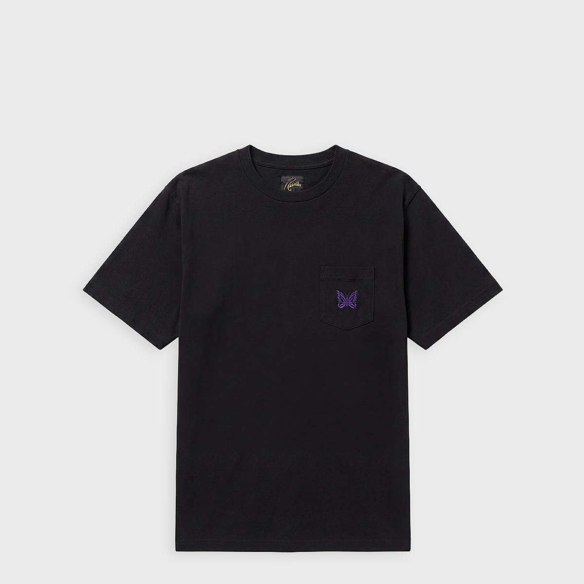 Buy Needles Butterfly embroidered T-shirt in black | SX444-G at MBCY
