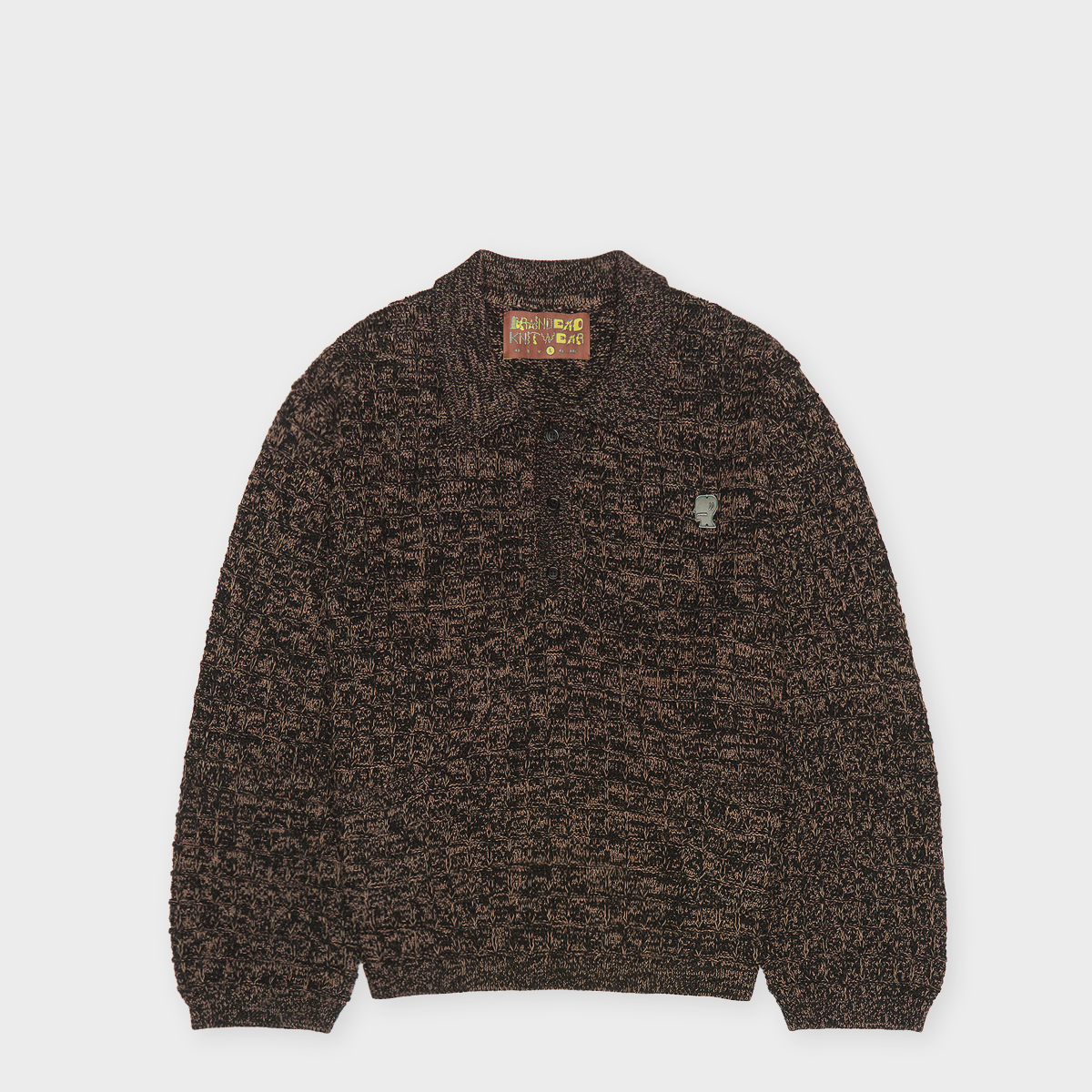  BRAIN DEAD CREW セットアップ　キャップ　 XL Buy Brain Dead Half Zip Collared Sweatshirt in brown | 3607-CHAR