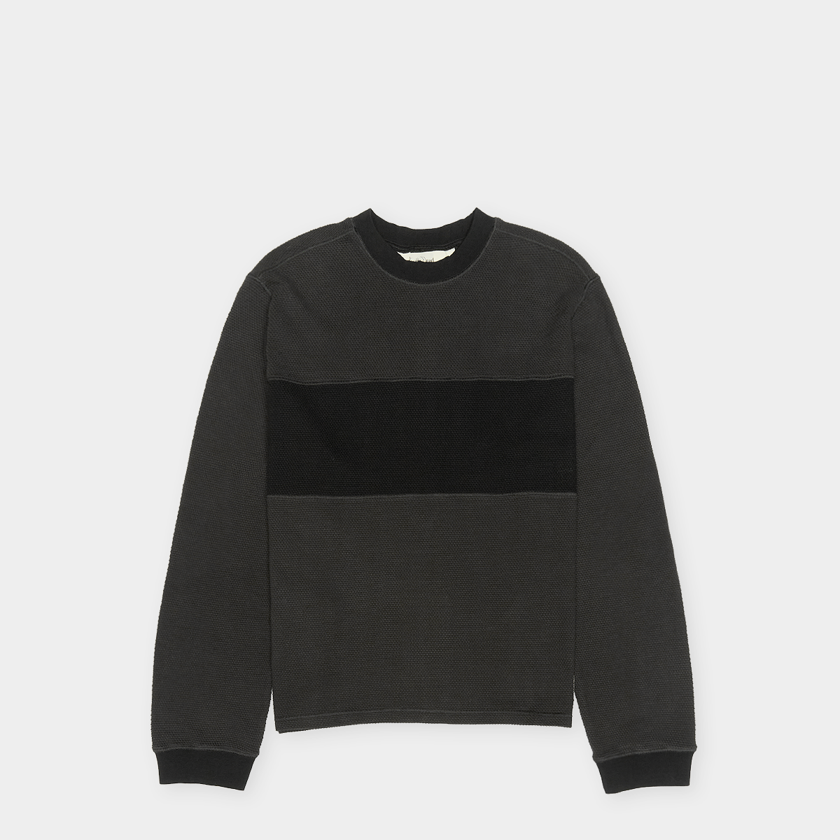 Buy Brain Dead Thermal Long Sleeve Tee in charcoal | 3595-CHAR