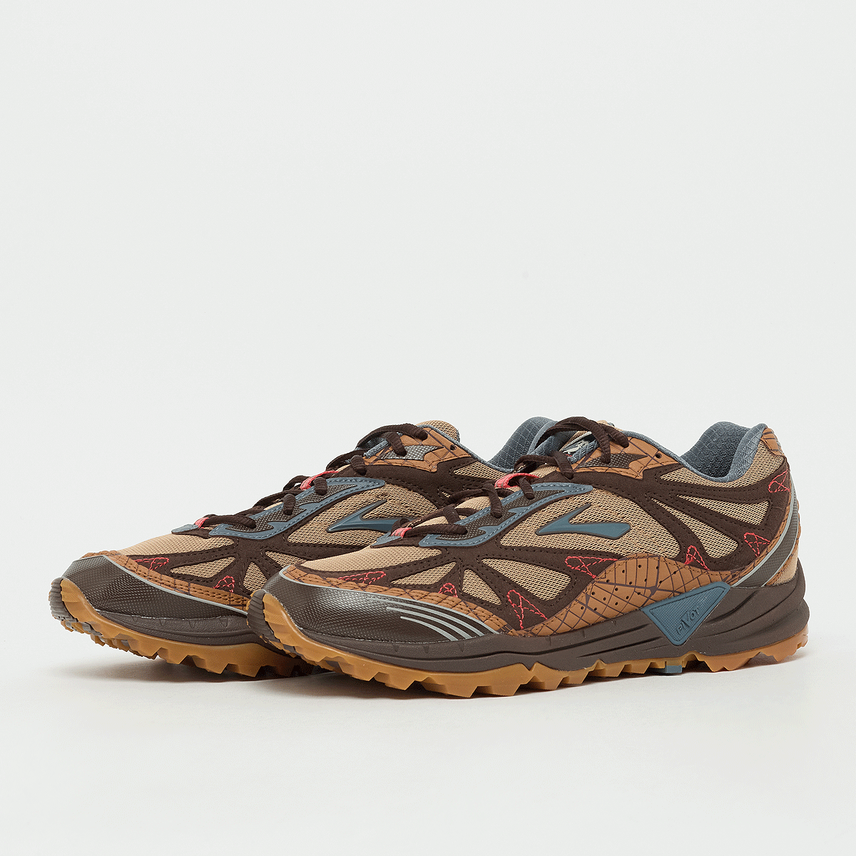 Buy Brooks x Staple Cascadia 1 in brown | 1105331D280 | solebox