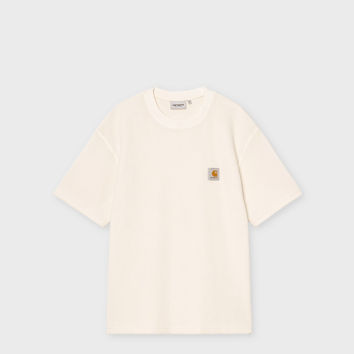 Buy Carhartt WIP Short Sleeve Nelson Waffle T-Shirt in natural