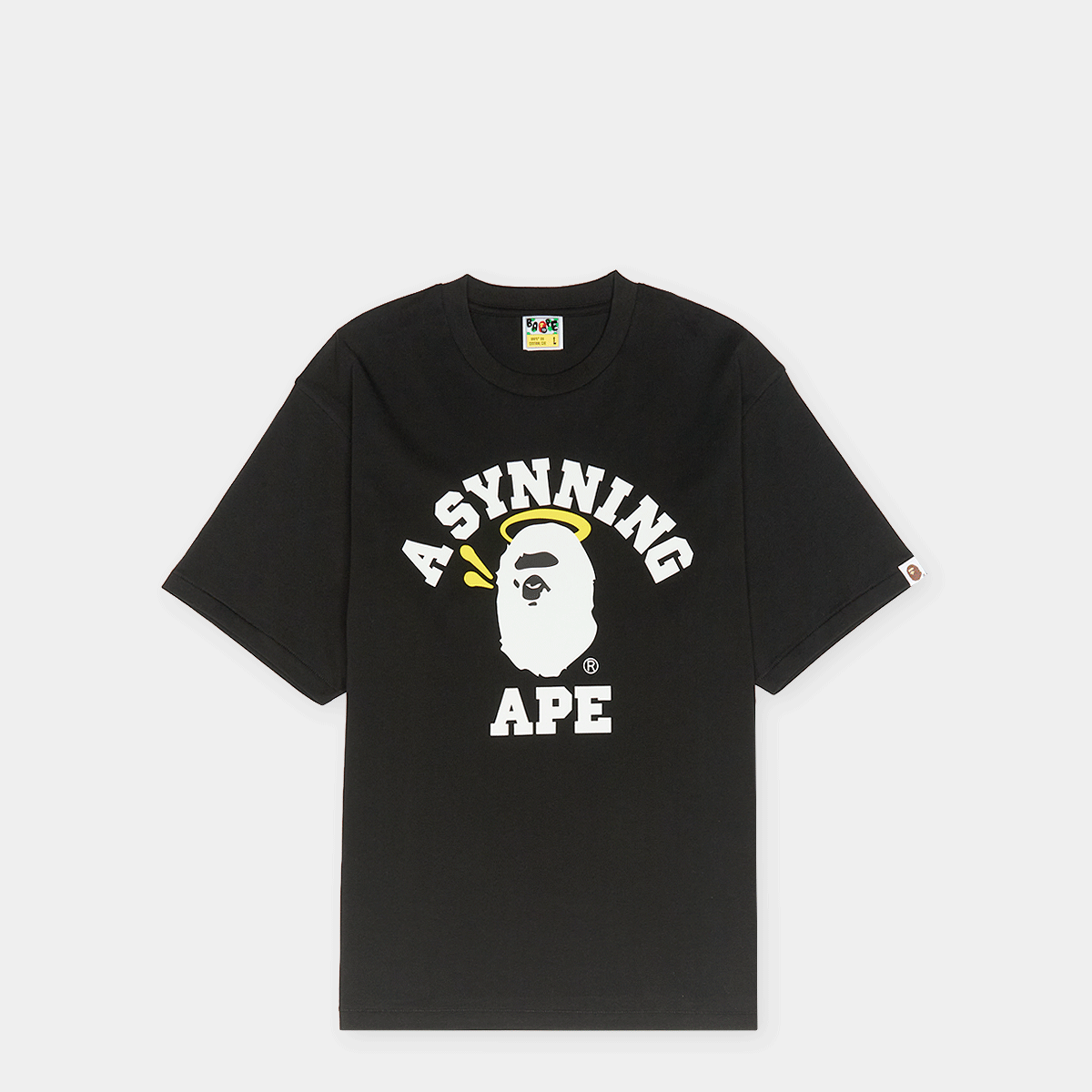 Buy A Bathing Ape x Spotify x Central Cee College Tee in black
