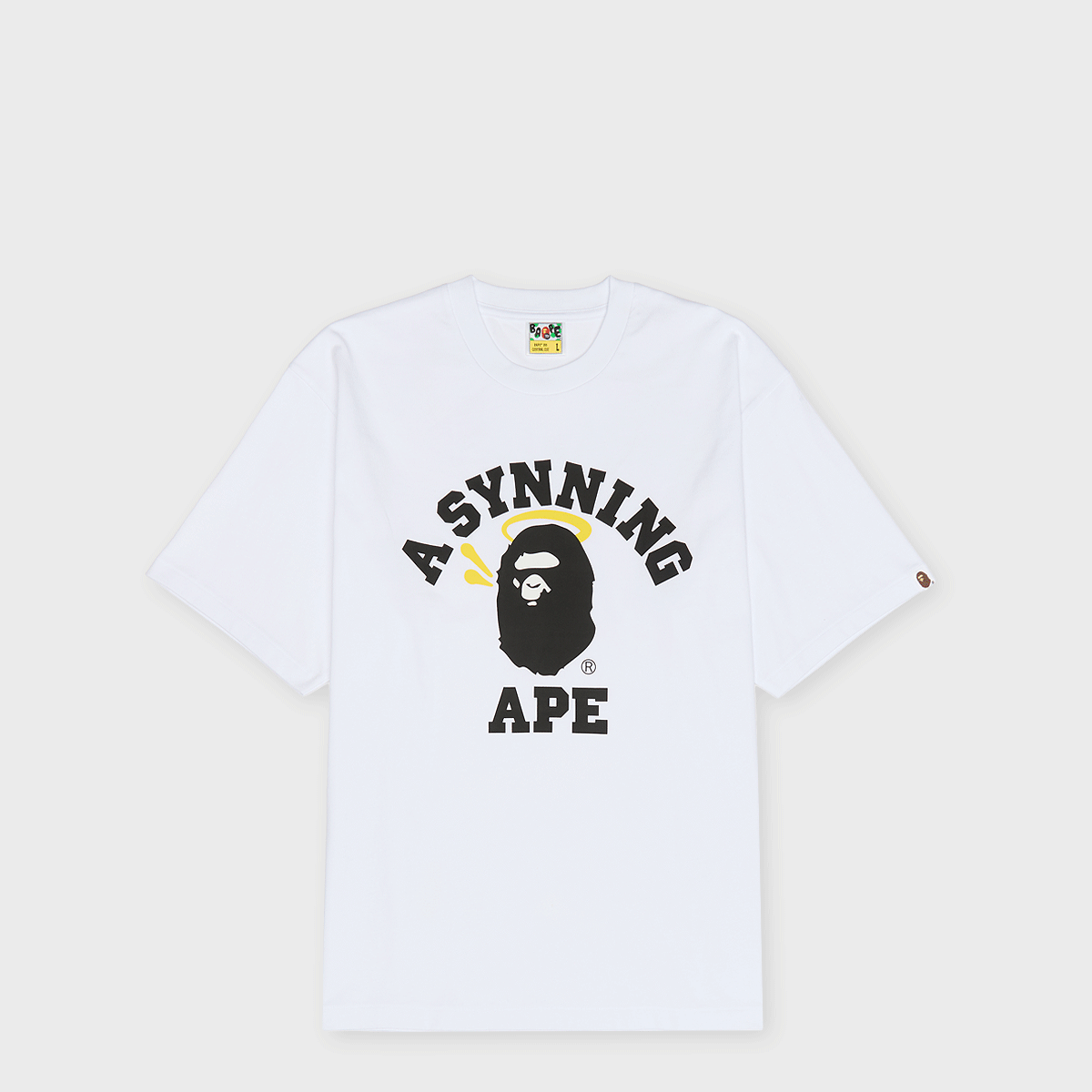 Buy A Bathing Ape x Spotify x Central Cee College Tee in white