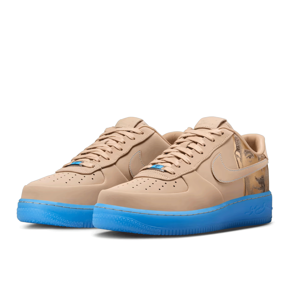 Buy Nike Air Force 1 Low Protro in linen/university blue | IH1018