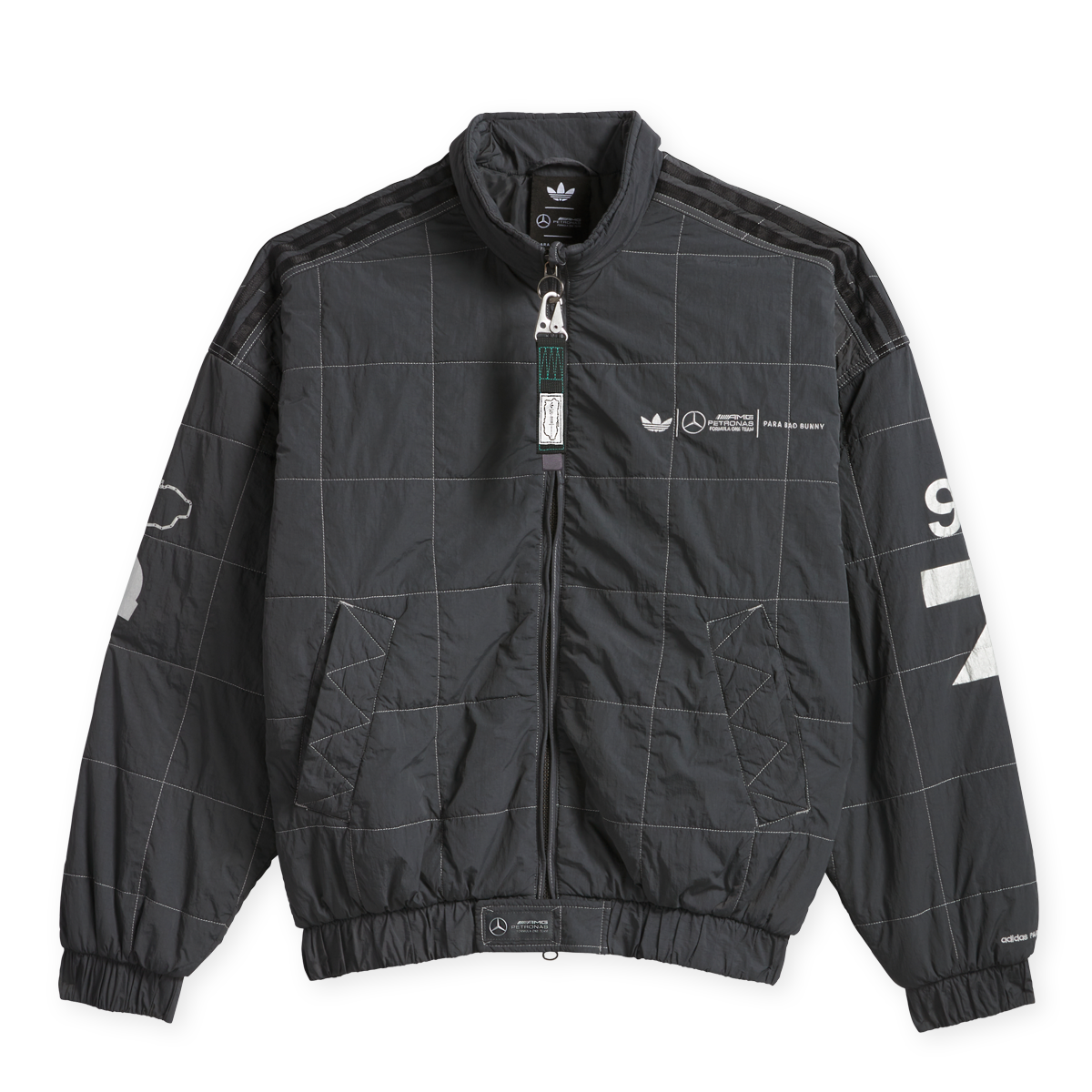 Buy adidas Originals x Bad Bunny x Mercedes Jacket in grey