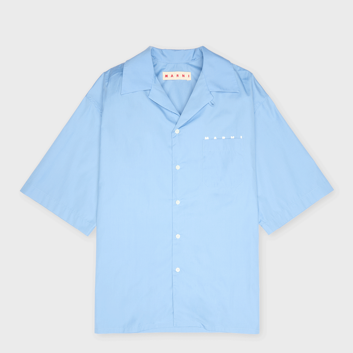 Buy Marni Short Sleeve Shirt in blue | CUMU0213PP-USCT88-LWB31