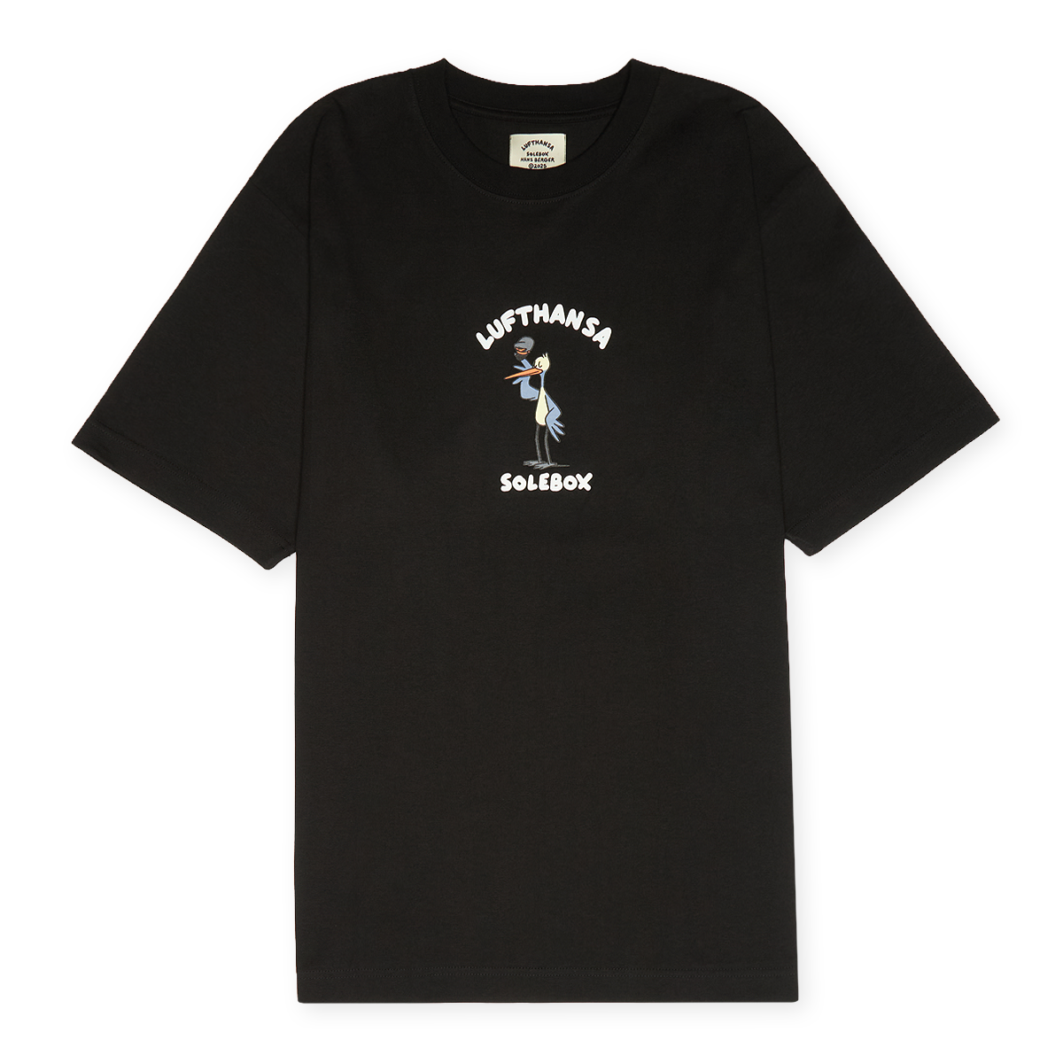 Buy solebox x Lufthansa T-Shirt Salute in black | SBXLUFTHANSA
