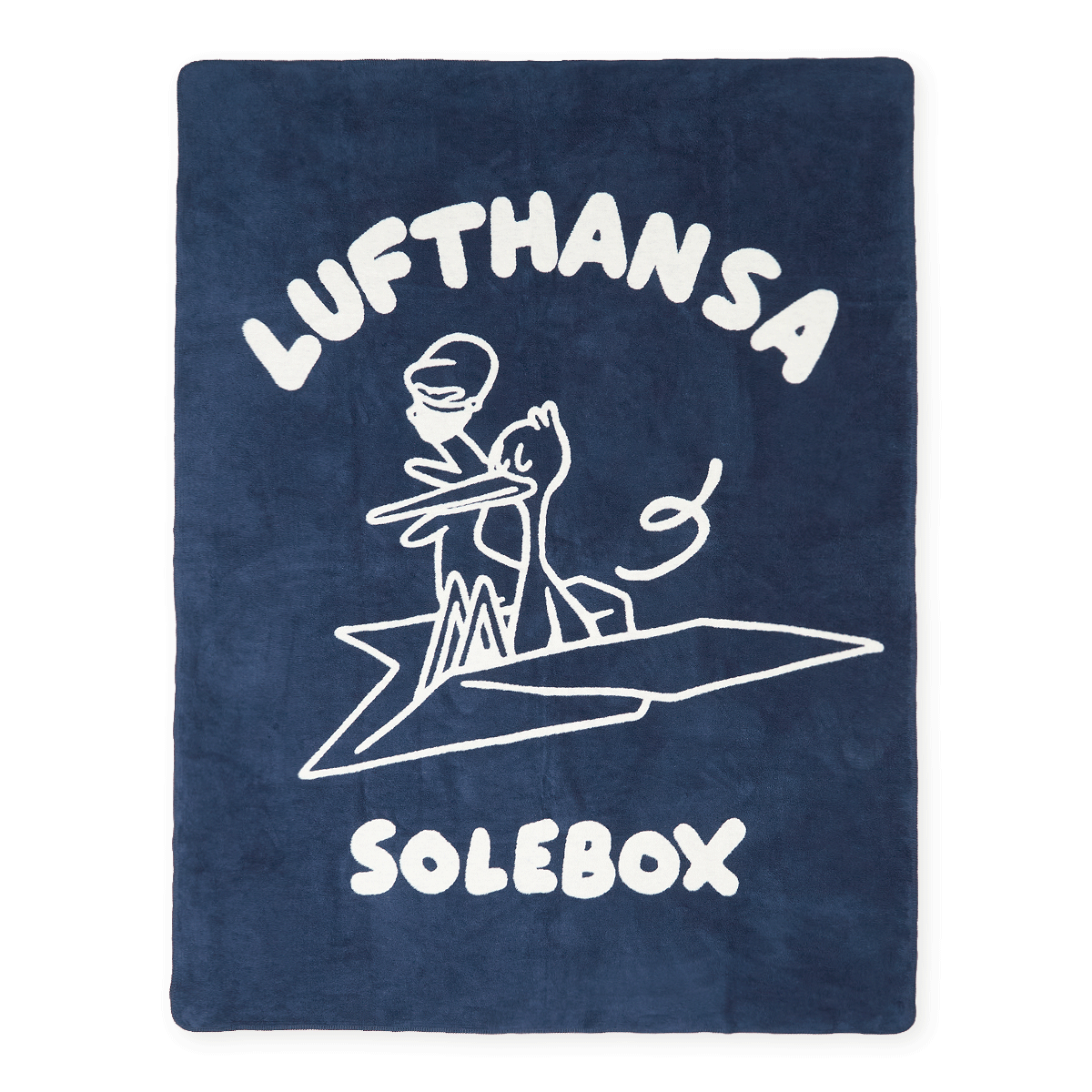 Buy solebox x Lufthansa Blanket in blue | SBXLUFTHANSA-BLANKET