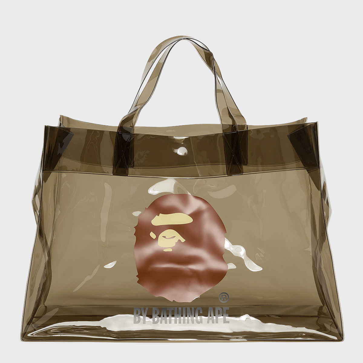 Kaufe A Bathing Ape Ape Head Clear Bag in braun | 001BAM301007MBLK 
