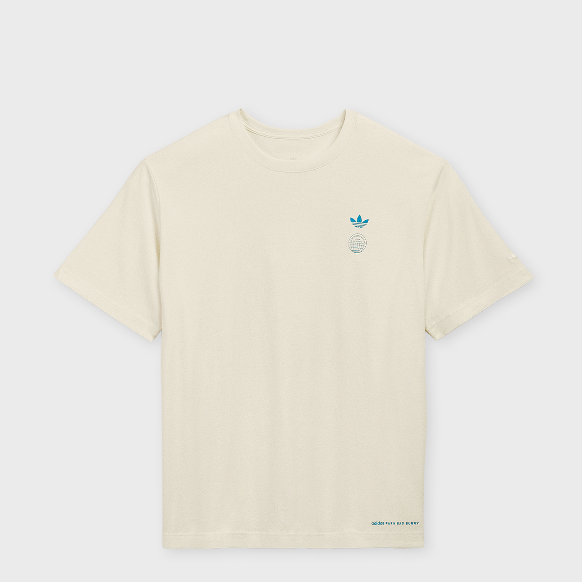 Buy adidas Originals x Bad Bunny London Merch Tee in beige