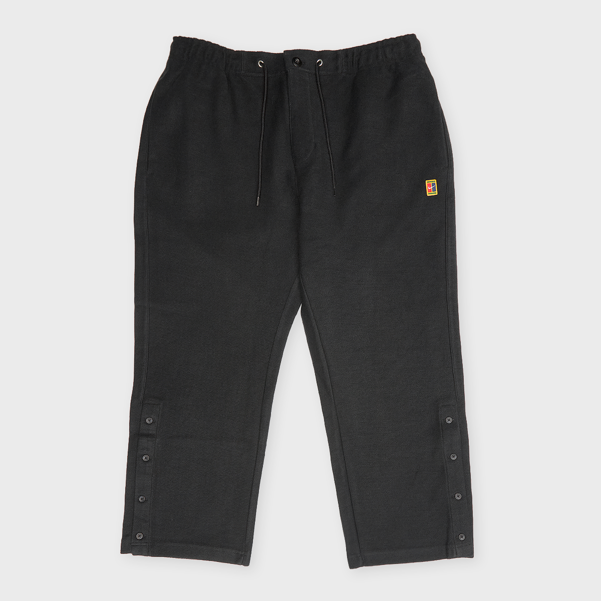 FRENCH TERRY×LACE HALF PANTS Buy Nike Open-Hem French Terry Pants in black/black | IQ8436-010