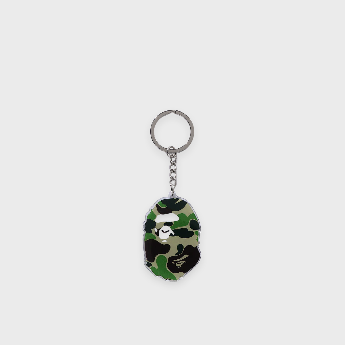 Buy A Bathing Ape ABC Camo Ape Head Acrylic Keychain green in