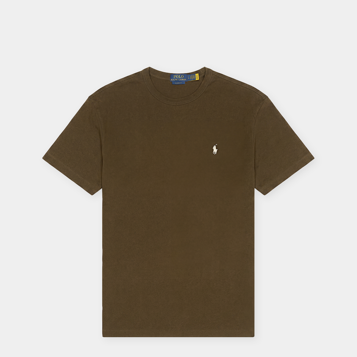 Buy Polo Ralph Lauren Classic Fit Jersey Crewneck T-Shirt in brown