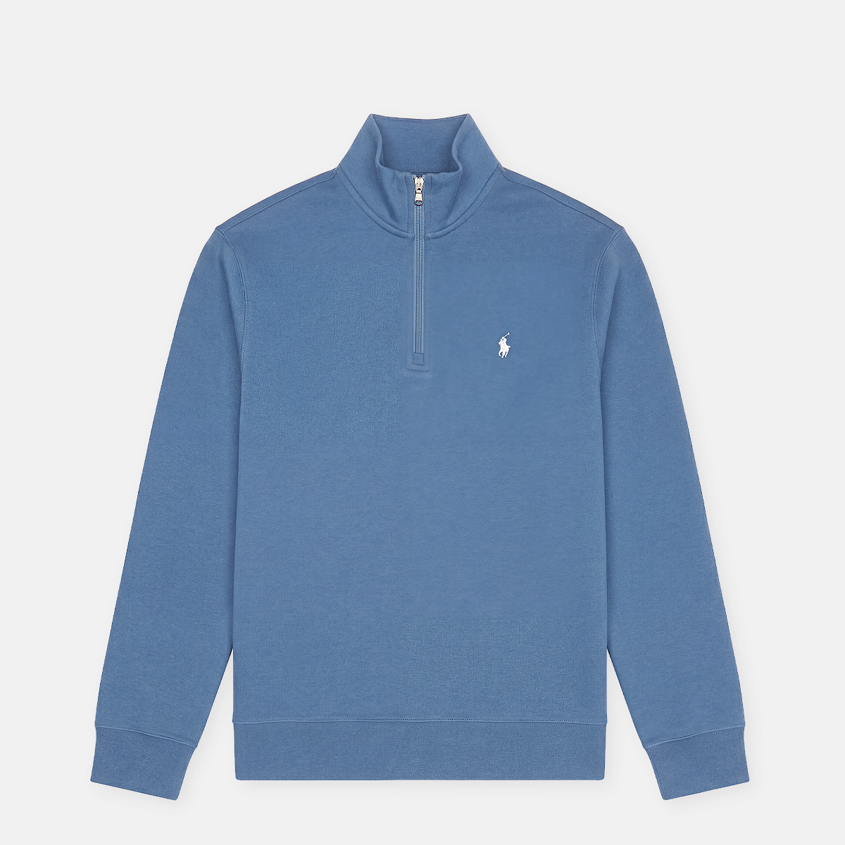 Buy Polo Ralph Lauren Double Knit Quarter Zip Pullover in blue