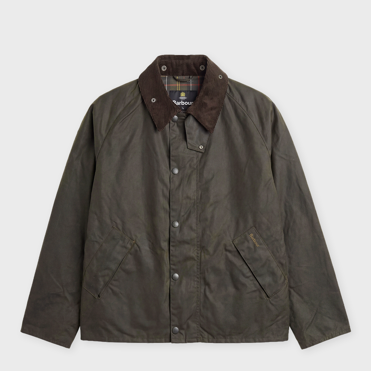 Buy Barbour OS Transport Wax Jacket in green | | solebox