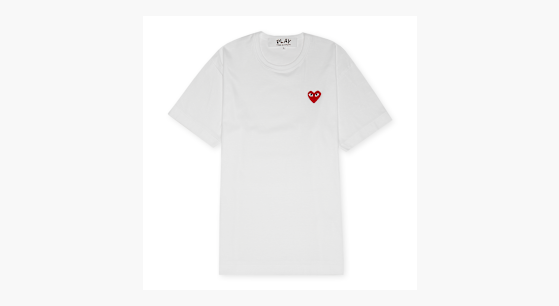 Buy Comme des Garcons Play Big Red Heart Logo T-Shirt in
