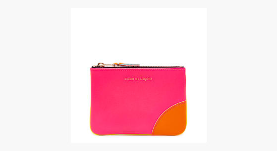Buy Comme des Garcons Wallet Super Fluo in multicolor