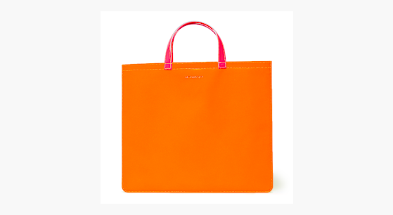 トートバッグ Comme Des Garcons Wallet Super Fluo Leather Tote Bag コムデギャルソン SUPER FLUO トートバッグ（スーパーフロー