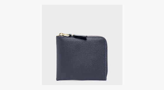 Buy Comme des Garcons Wallet Classic Leather Line in blue | SA3100