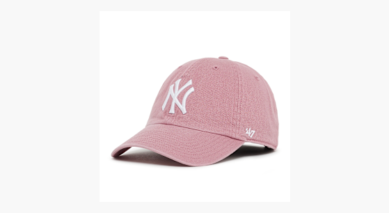 47 Brand Ny Pink Cap New York Yankees Clean Up Rose Adjustable