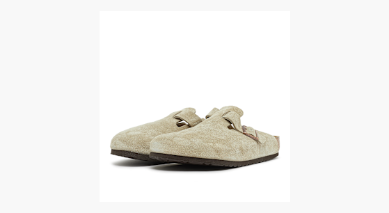 【BIRKENSTOCK】BOSTON SFB VL Amazon.com | Birkenstock Boston SFB VL Latte Cream, beige, 5