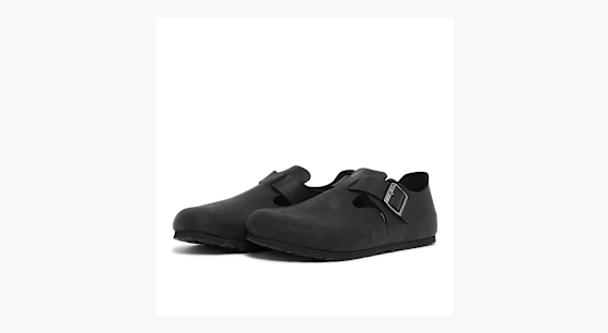 Buy Birkenstock London FL in black | 166541 | solebox