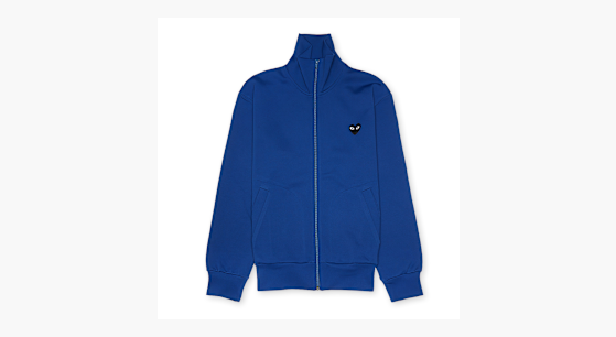 Buy Comme des Garcons Play Play Sweatshirt Big Heart in blue