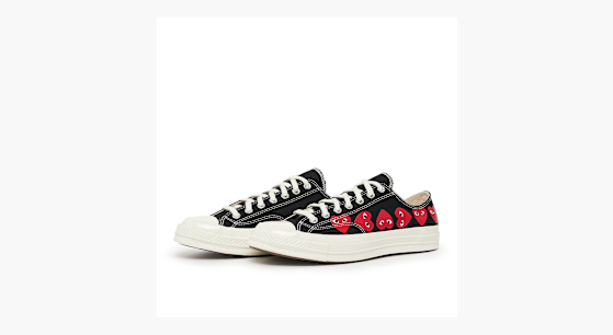 Buy Comme des Garcons Play Multi Heart Chuck Taylor All Star