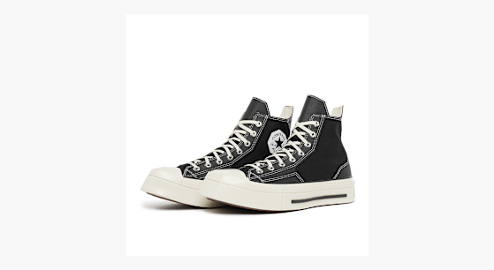 Buy Converse Chuck 70 De Luxe Squared in zwart | A06435C at