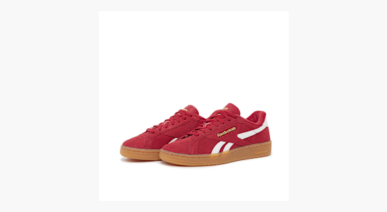 Buy Reebok Wmns Club C Grounds UK in red 100206241 at solebox