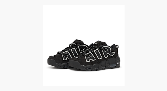 Air More Uptempo Low x AMBUSH 'Black and White' (FB1299-001