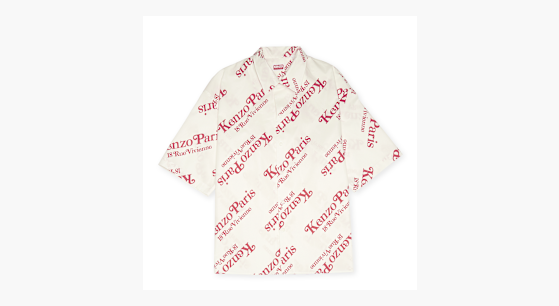 【レーヨン100%】【4】KENZO GOLF レーヨン シャツ メンズ Buy Kenzo Shirt Sc in white | FE55CH1119P4.02 | solebox