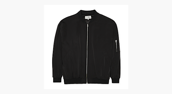 Buy MM6 Maison Margiela Sportsjacket in black | SH0AM0002-S54445