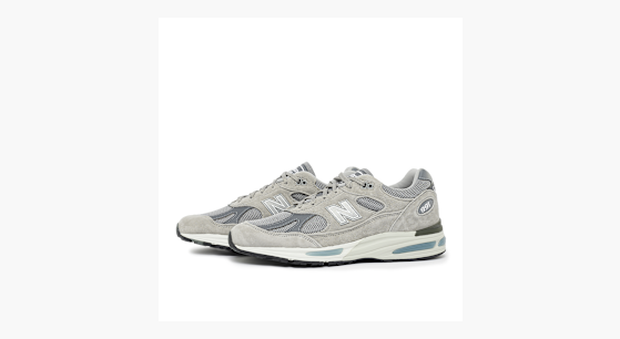 スニーカー New Balance 991v2 MiUK Rock Ridge Grey U991GL2 New Balance 991v2 MiUK Rock Ridge Grey Men's - U991GL2 - US