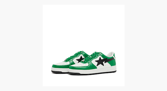 Buy A Bathing Ape Wmns Bape Sta #2 L in green | 001FWK302303LGRN