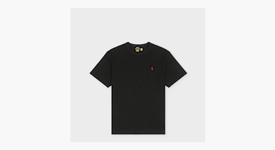 POLO RALPH LAUREN Tシャツ　ブラック Polo Ralph Lauren Jersey Crewneck T-Shirt | Men | SVD